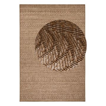 Covor adecvat interior/exterior NORTHRUGS Granado, 80 x 150 cm, maro