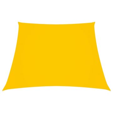 vidaXL Parasolar, galben, 2/4x3 m, țesătură oxford, trapez