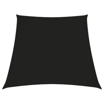 vidaXL Parasolar, negru, 3/5x4 m, țesătură oxford, trapez