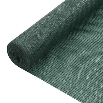 vidaXL Plasă pentru intimitate, verde, 1,8x25 m, HDPE, 75 g/m²