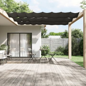 vidaXL Copertină verticală, antracit, 100x420 cm, țesătură Oxford