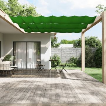 vidaXL Copertină verticală, verde deschis, 140x420 cm, țesătură Oxford