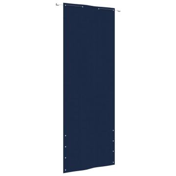 vidaXL Paravan de balcon, albastru, 80 x 240 cm, țesătură oxford