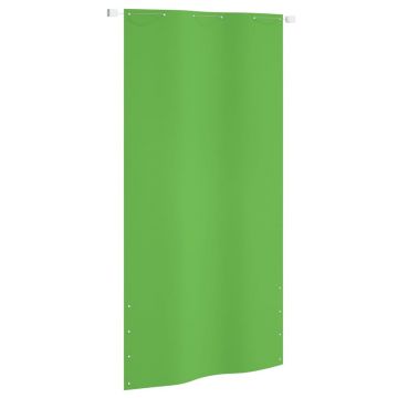 vidaXL Paravan de balcon, verde deschis, 120x240 cm, țesătură oxford