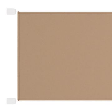 vidaXL Copertină verticală, gri taupe, 250x420 cm, țesătură oxford