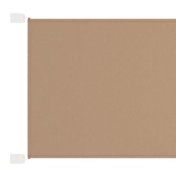 vidaXL Copertină verticală, gri taupe, 60x270 cm, țesătură oxford