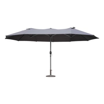 Umbrelă de soare maro deschis 265x460 cm – Garden Pleasure