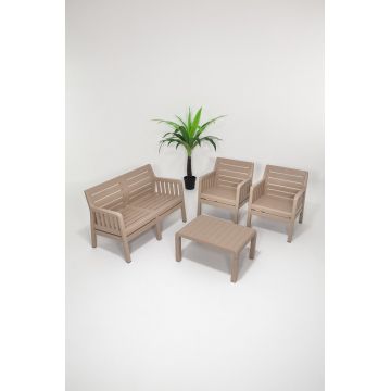 Set de gradina Lara 211S Cappuccino 126x79x65 cm