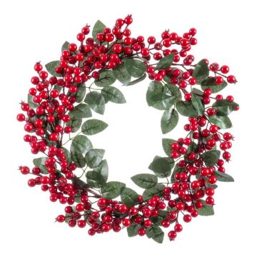 Coroniță de Crăciun ø 45 cm Holly Leaves – Casa Selección