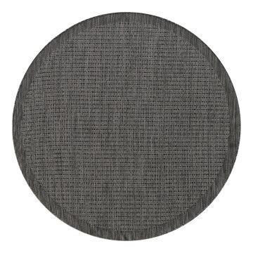 Covor de exterior gri închis rotund ø 160 cm Giza – Ayyildiz Carpets