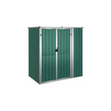 Sopron de gradina, verde, 161x89x161 cm, otel galvanizat