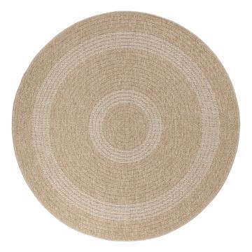 Covor de exterior bej rotund ø 120 cm Comilla – Ayyildiz Carpets