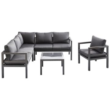 Mobilier terasă și lounge 18 piese 182/182 cm