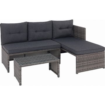 Mobilier terasă și lounge 3 piese 173/120 cm