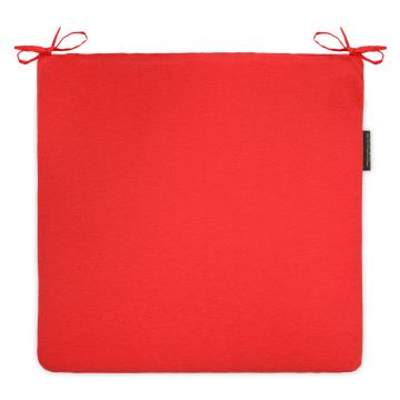 Perna patrata scaun Basic Red, 40x40x4 cm, poliuretan/poliester, rosu