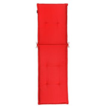 Perna sezlong Basic Red, 60x190x5 cm, poliuretan/poliester, rosu