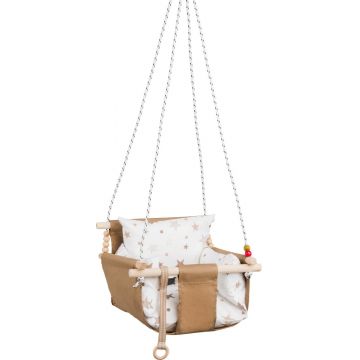 Scaun balansoar pentru copii Selale Auriu 40x32 cm