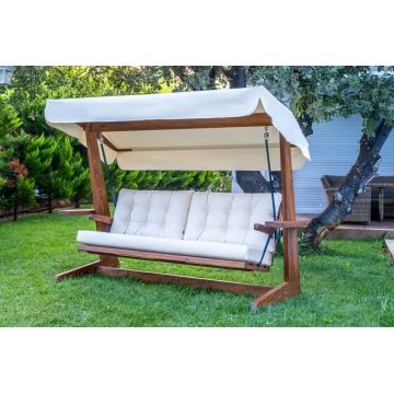 Balansoar cu 3 locuri Viva 2400 Bej 237x100x175 cm