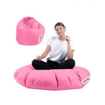 Fotoliu de grădină tip Bean Bag Model Iyzi 100, Roz