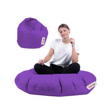 Fotoliu de grădină tip Bean Bag Model Iyzi 100, Violet