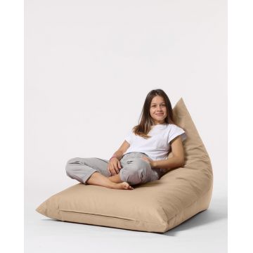 Fotoliu de Grădină tip Bean Bag Model Pyramid, Mink