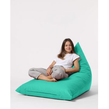 Fotoliu de Grădină tip Bean Bag Model Pyramid, Turcoaz