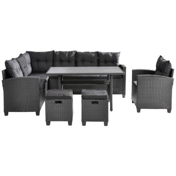 SET DINING LOUNGE 176/232 cm