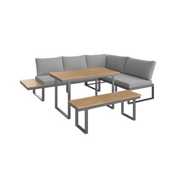 SET DINING LOUNGE 4 piese  253.5/64.5/184 cm