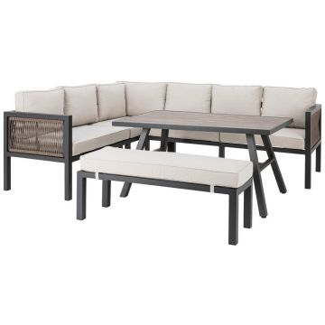 SET LOUNGE 16 piese 195/242 cm