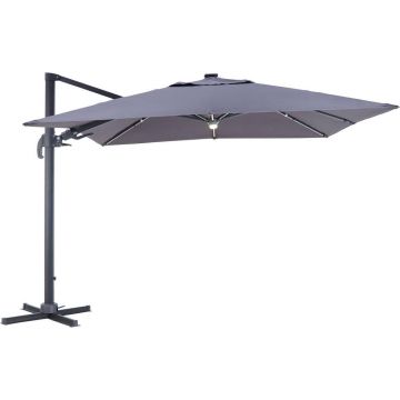 Umbrelă cu picior lateral 300/300 cm