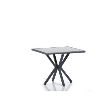 Garden Table Samara 2 Gri 94x78x94 cm