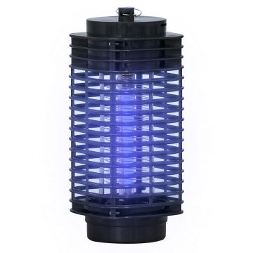 Outsunny Lampă Antițânțari cu Lumină UV pentru Interior și Exterior, Negru | Aosom Romania Outsunny Lampă Antițânțari cu Lumină UV pentru Interior și Exterior, Negru | Aosom Romania
