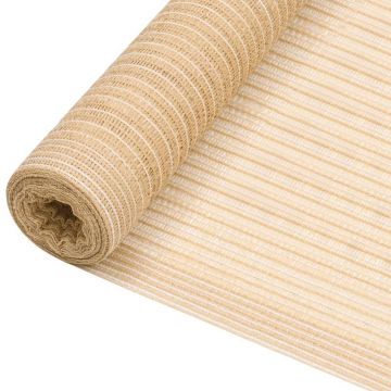 vidaXL Plasă protecție intimitate, bej, 1,2x10 m, HDPE, 150 g/m² vidaXL Plasă protecție intimitate, bej, 1,2x10 m, HDPE, 150 g/m²